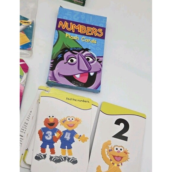 Lot Of Educational Stuff K4-K5 Wipe Off Writing & Alphabet & Numbers Flash Cards - Picture 12 of 12